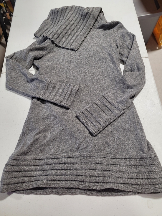 Christopher Fischer Sweaters - Classic Gray Ribbed Turtleneck Sweater 100% Cashmere